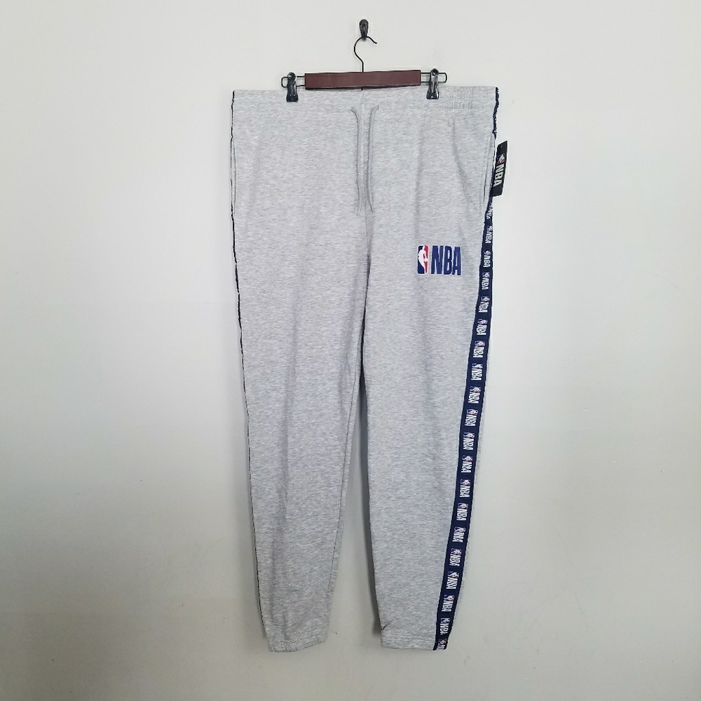 NBA men's gray sweatpants